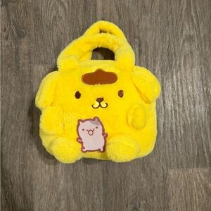 Yellow Pompompurin Plush Handbag